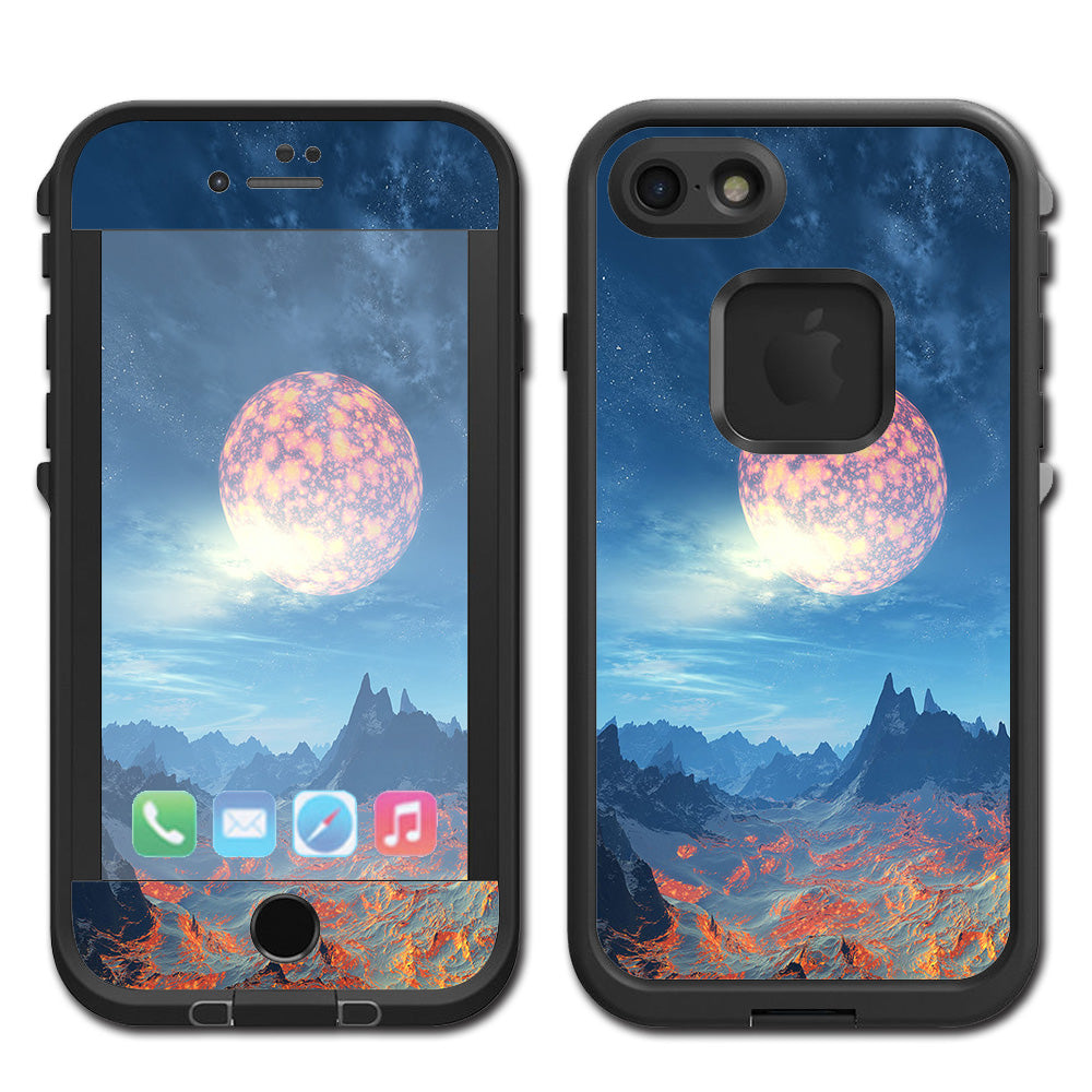  Moon Over Mountains Lifeproof Fre iPhone 7 or iPhone 8 Skin