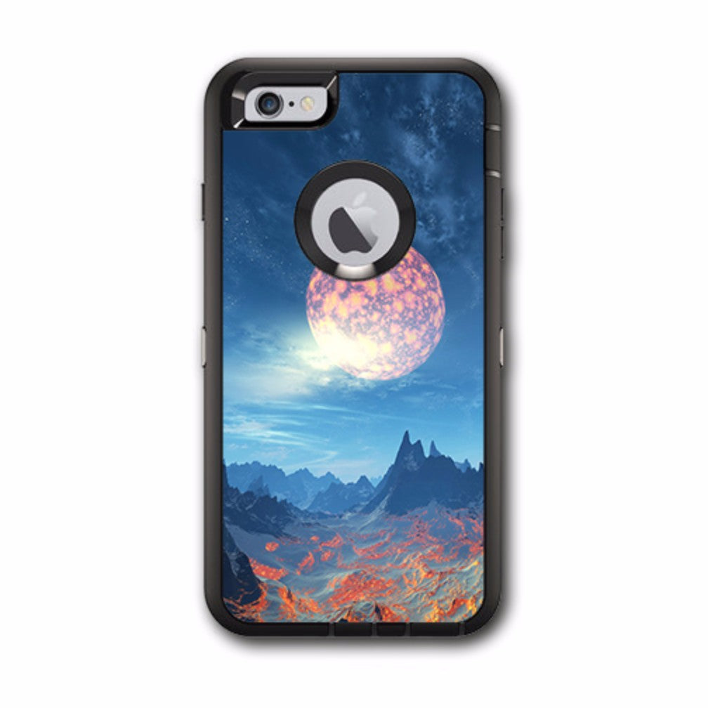  Moon Over Mountains Otterbox Defender iPhone 6 PLUS Skin