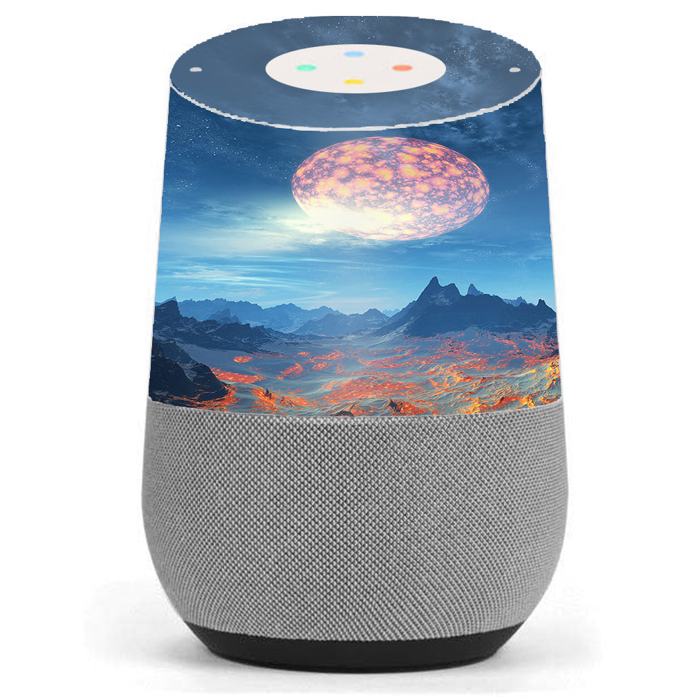  Moon Over Mountains Google Home Skin