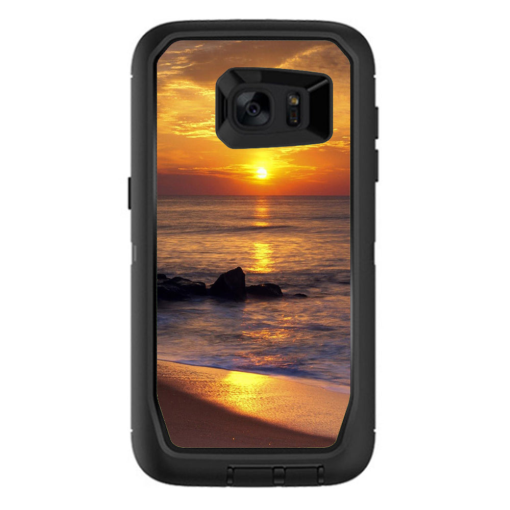  Sunrise On The Coast Otterbox Defender Samsung Galaxy S7 Edge Skin