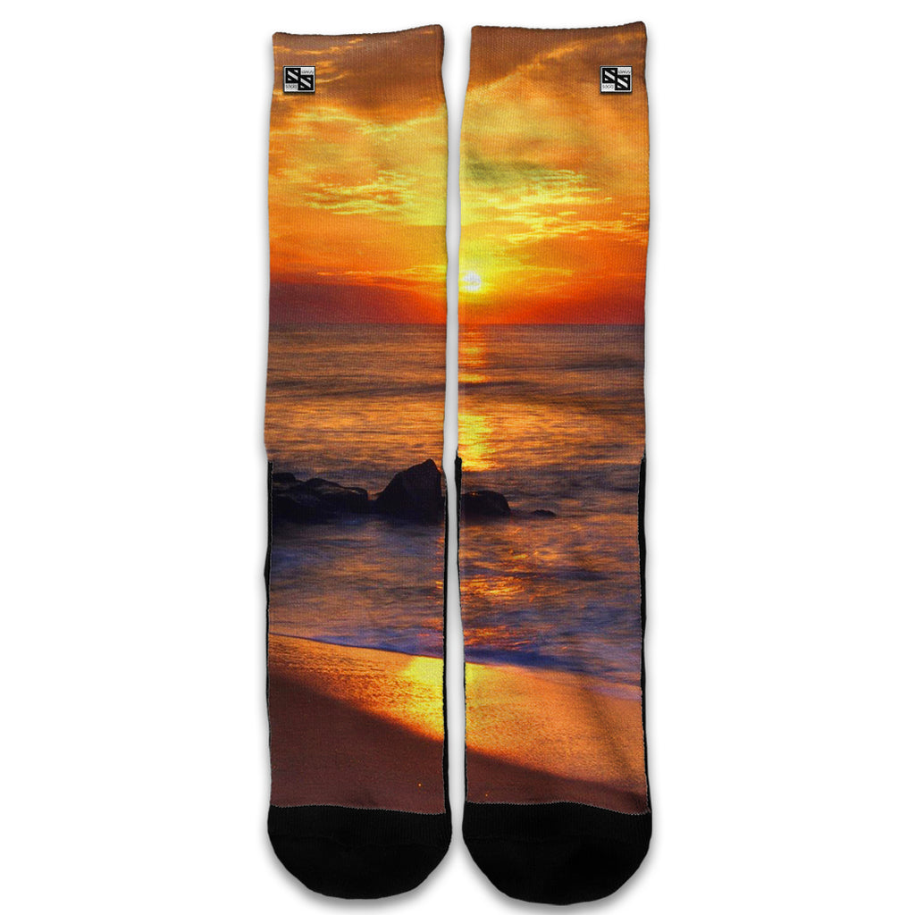 Sunrise On The Coast Universal Socks