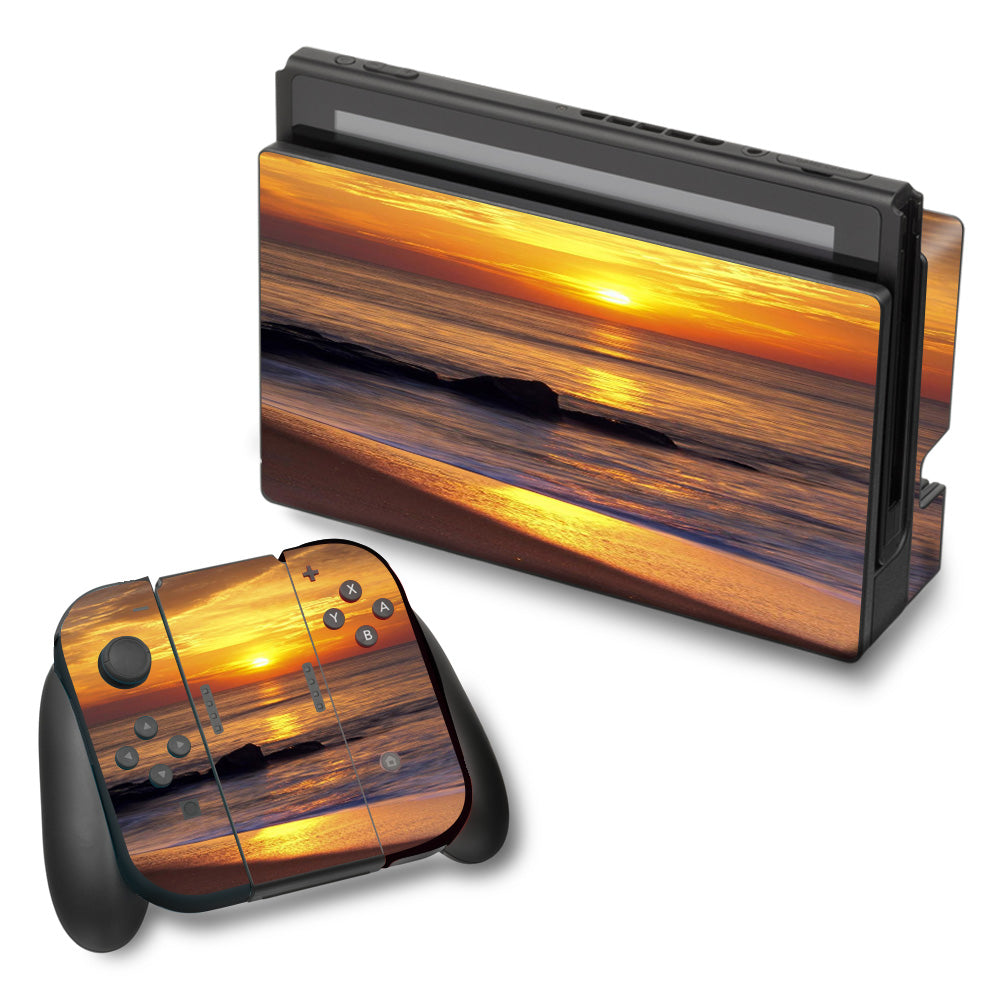  Sunrise On The Coast Nintendo Switch Skin