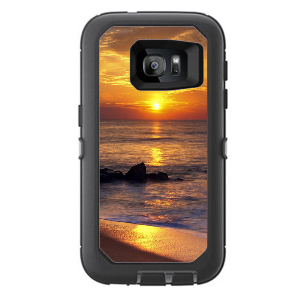  Sunrise On The Coast Otterbox Defender Samsung Galaxy S7 Skin