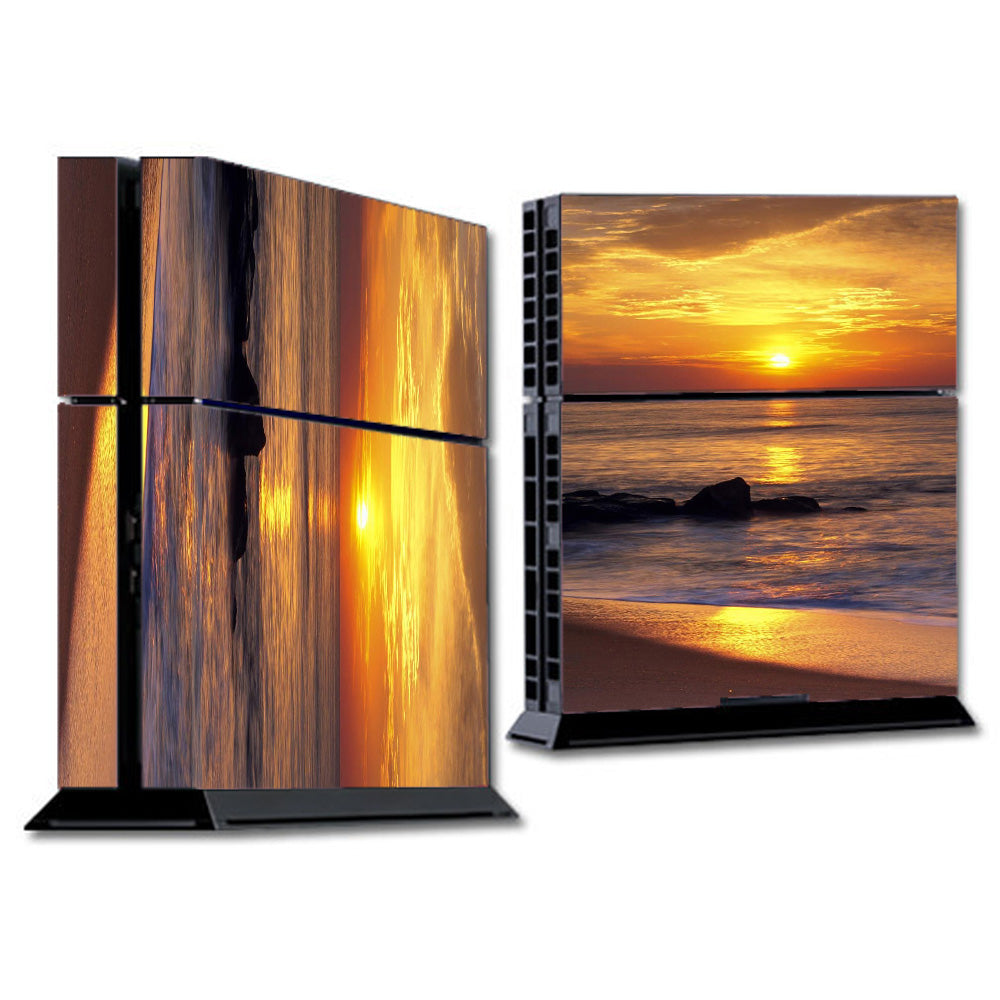  Sunrise On The Coast Sony Playstation PS4 Skin