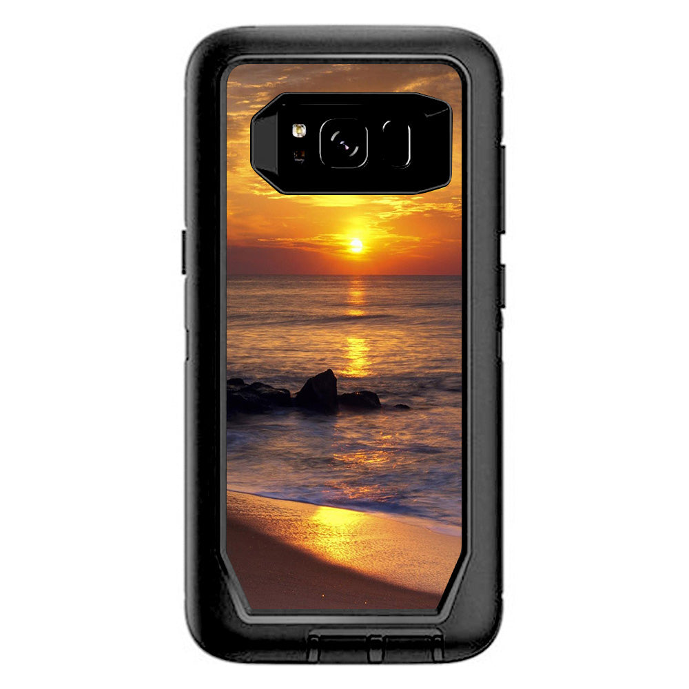  Sunrise On The Coast Otterbox Defender Samsung Galaxy S8 Skin