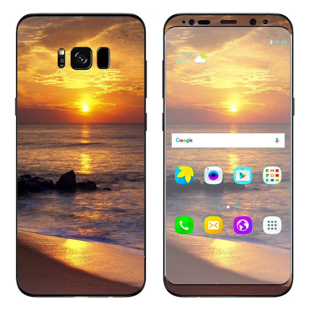  Sunrise On The Coast Samsung Galaxy S8 Skin