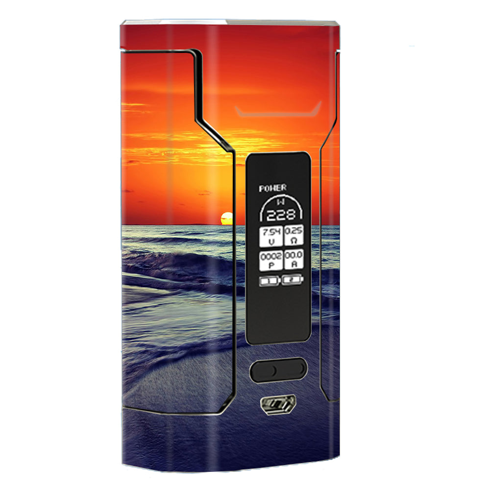  October Sunset On Beach Wismec Predator 228 Skin