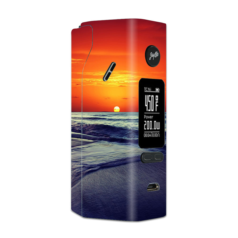  October Sunset On Beach Wismec Reuleaux RX 2/3 combo kit Skin