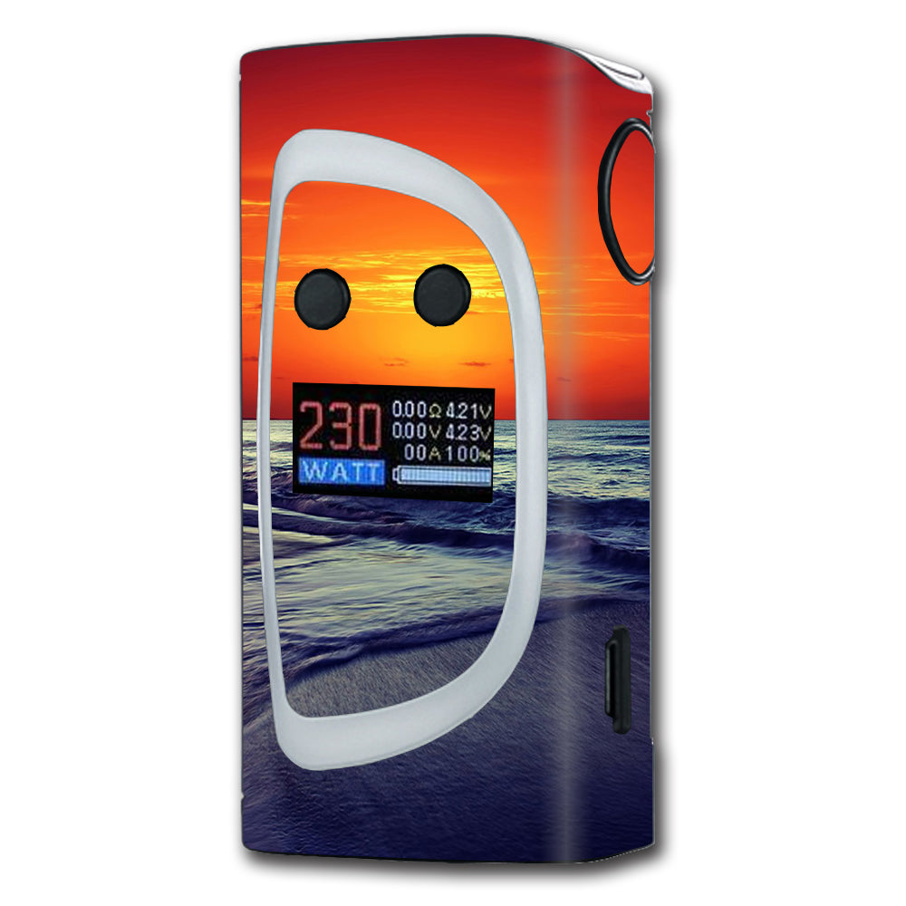  October Sunset On Beach Sigelei Kaos Spectrum Skin