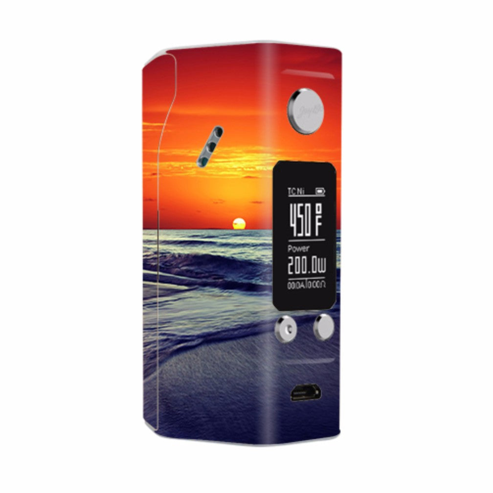  October Sunset On Beach Wismec Reuleaux RX200S Skin