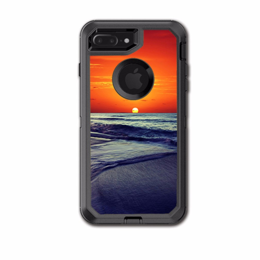 October Sunset On Beach Otterbox Defender iPhone 7+ Plus or iPhone 8+ Plus Skin