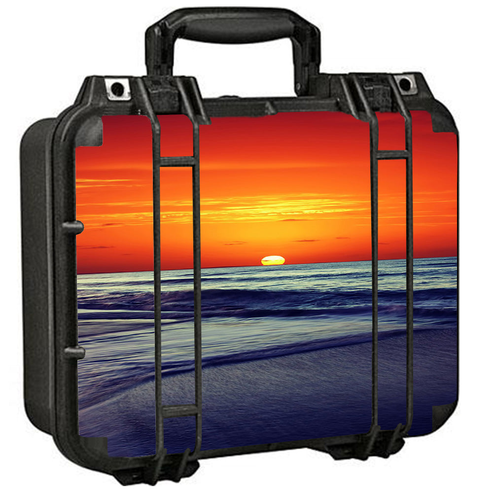  October Sunset On Beach Pelican Case 1400 Skin