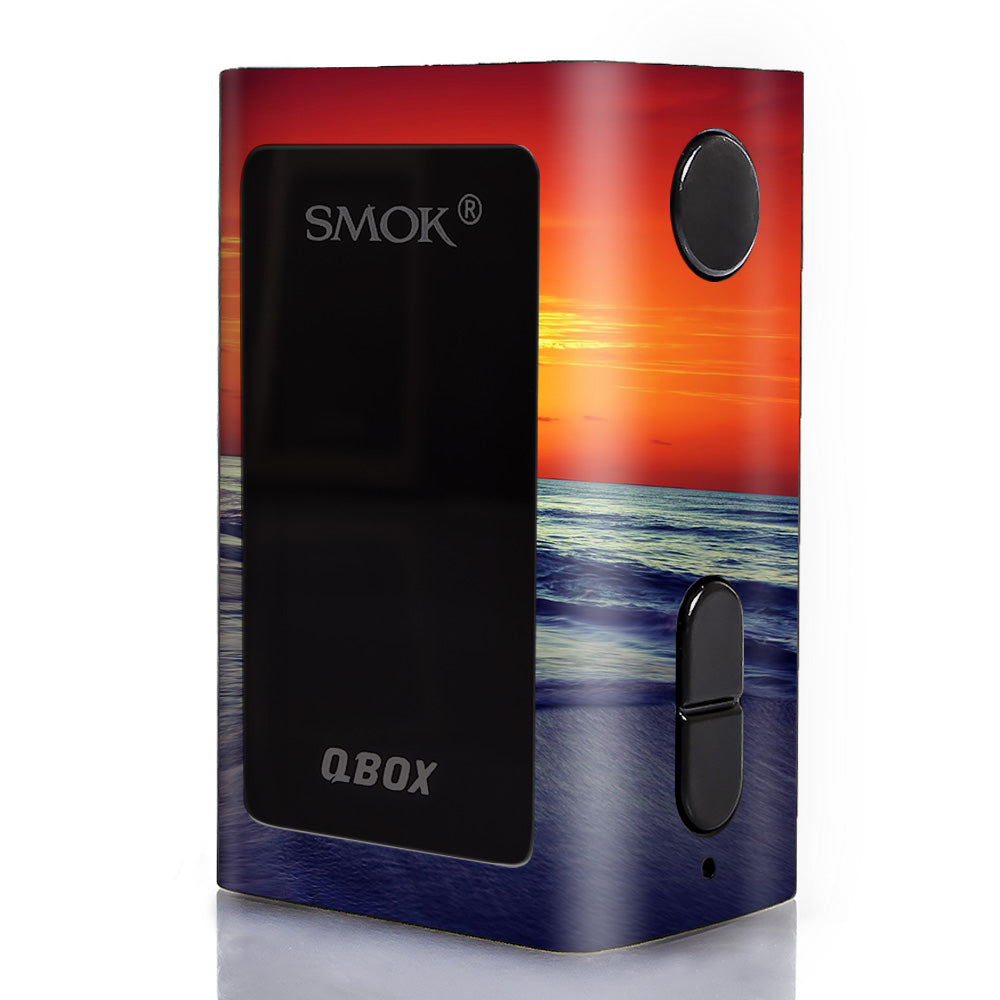  October Sunset On Beach Smok Q-Box Skin