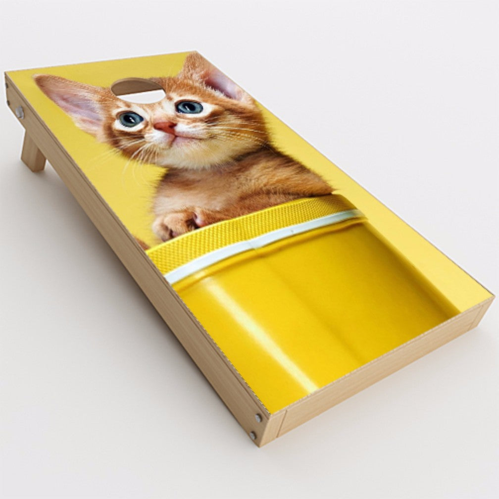  Cute Meng Kitten Cornhole Game Boards  Skin