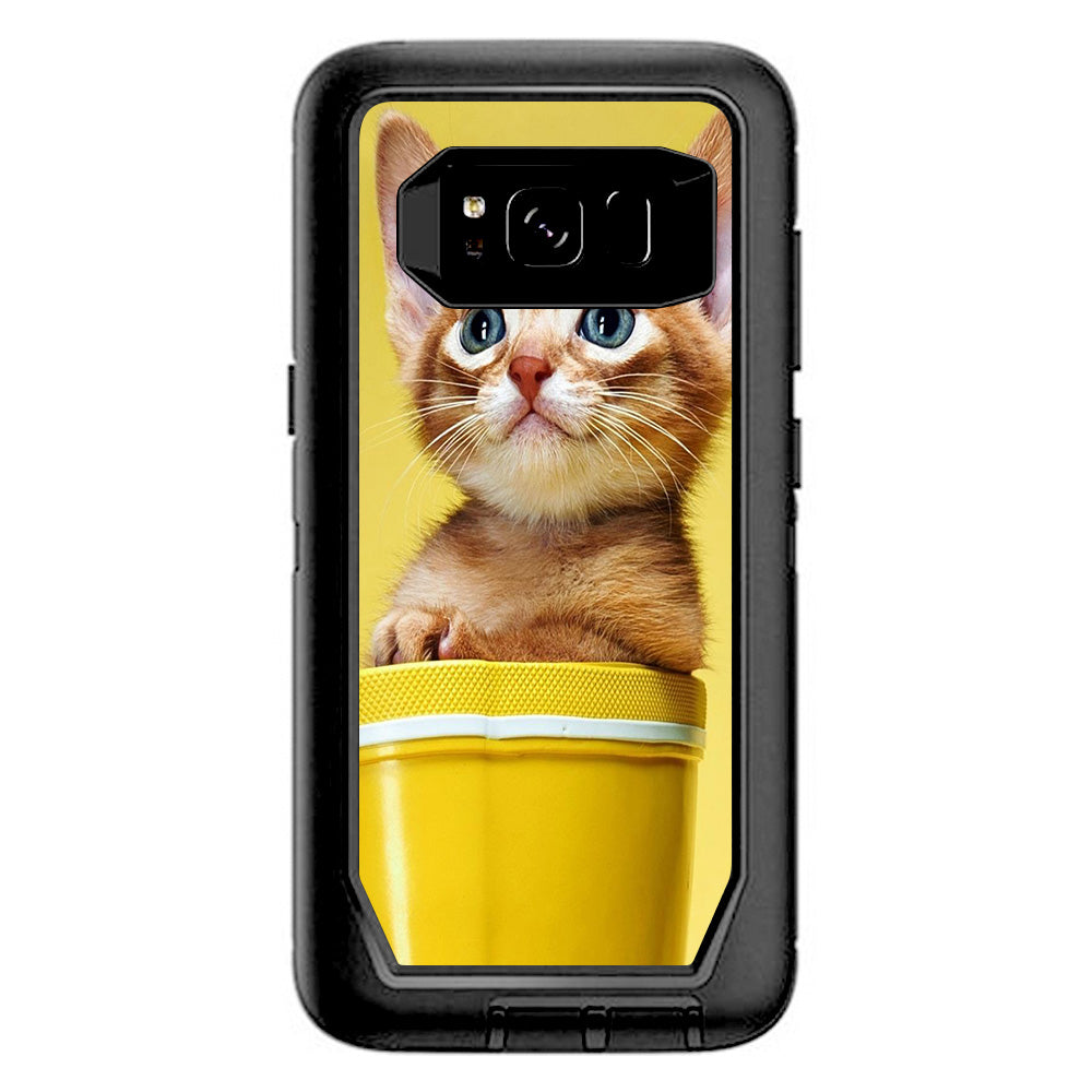  Cute Meng Kitten Otterbox Defender Samsung Galaxy S8 Skin