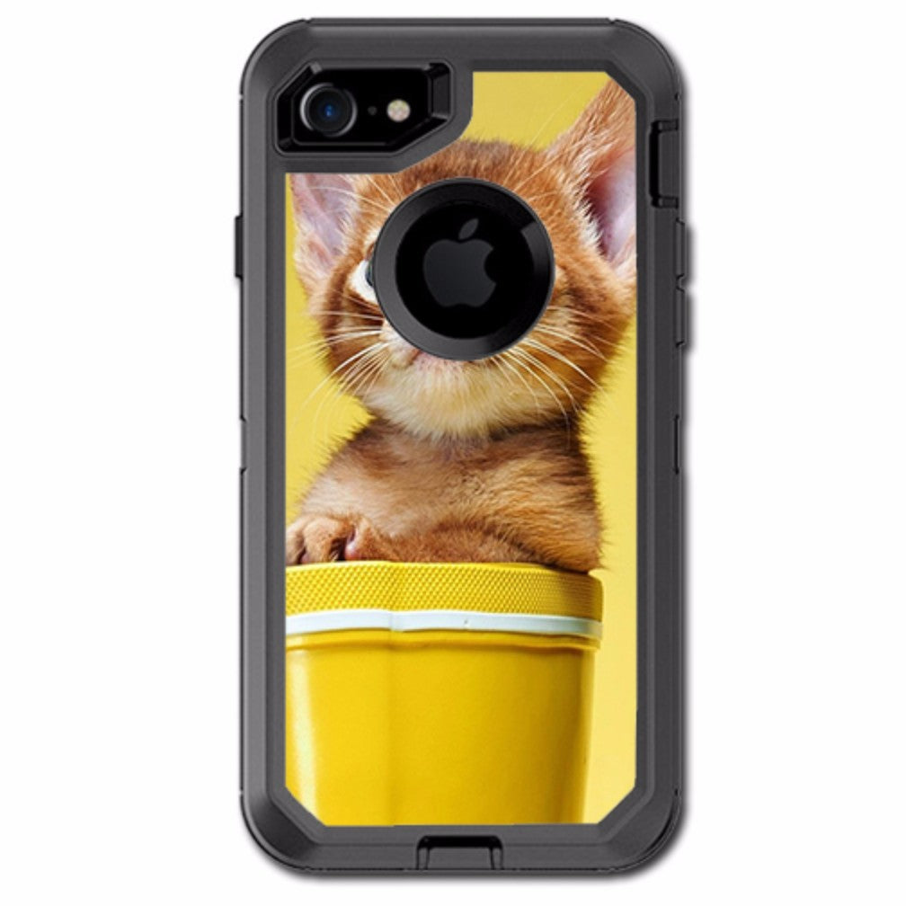  Cute Meng Kitten Otterbox Defender iPhone 7 or iPhone 8 Skin