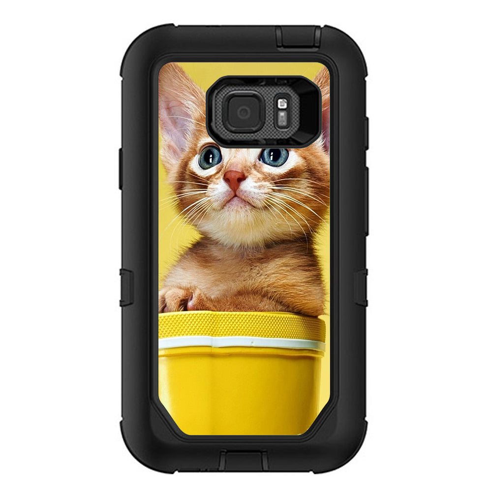  Cute Meng Kitten Otterbox Defender Samsung Galaxy S7 Active Skin