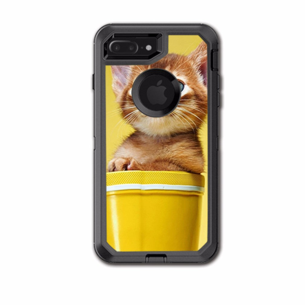  Cute Meng Kitten Otterbox Defender iPhone 7+ Plus or iPhone 8+ Plus Skin