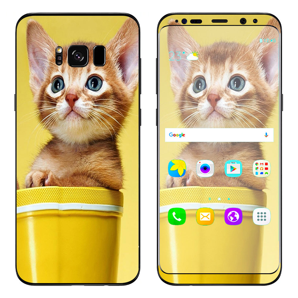  Cute Meng Kitten Samsung Galaxy S8 Skin