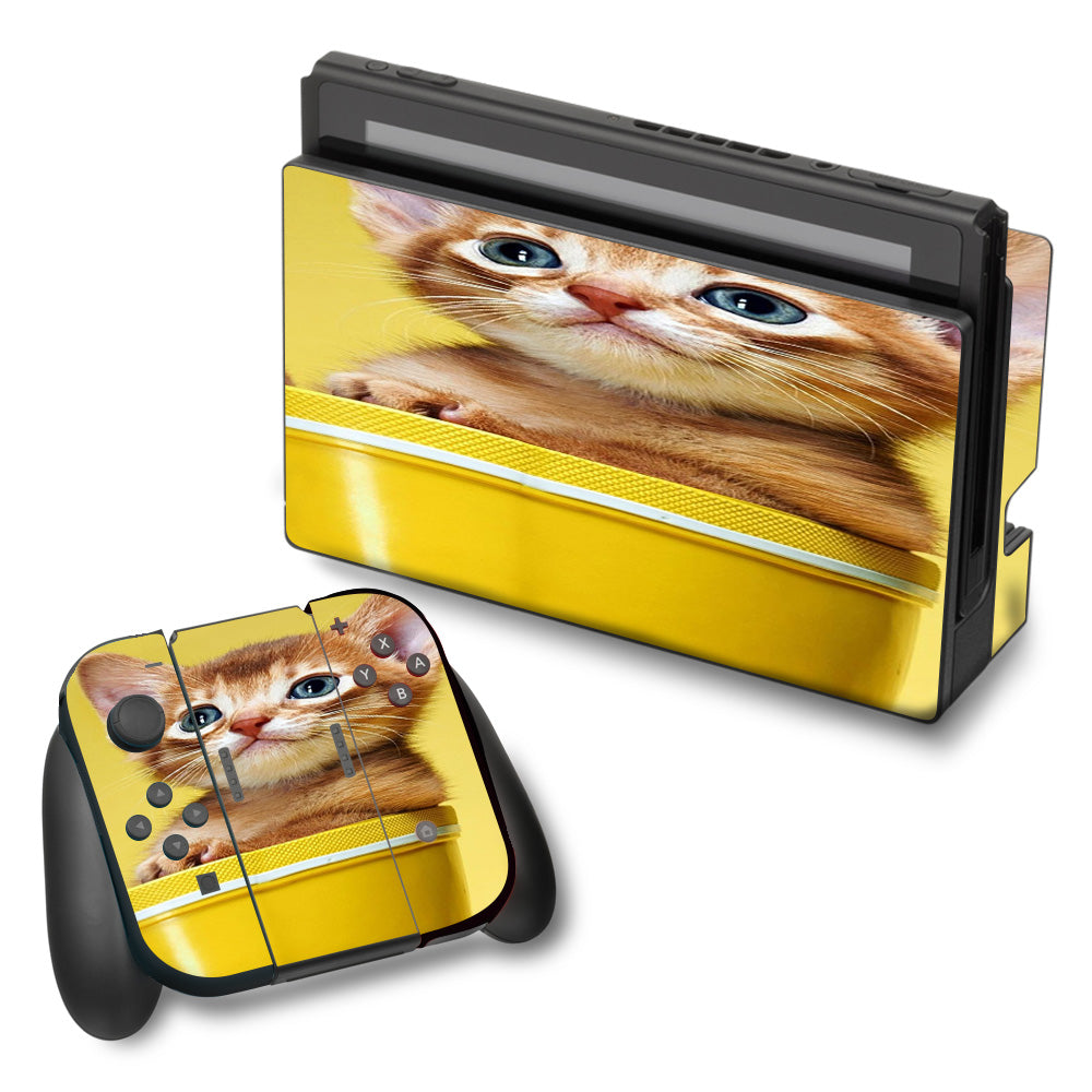 Cute Meng Kitten Nintendo Switch Skin
