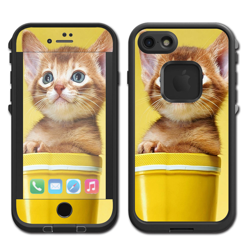  Cute Meng Kitten Lifeproof Fre iPhone 7 or iPhone 8 Skin