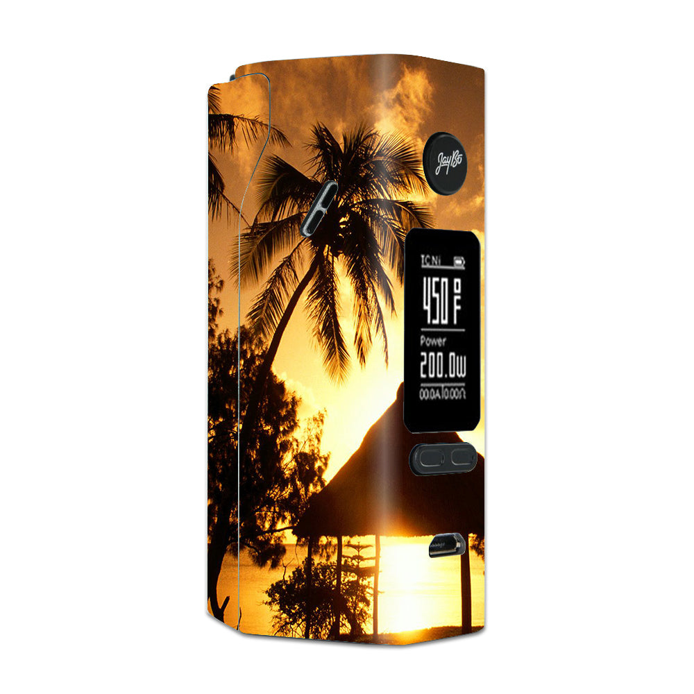  Tropical Sunrise Over Cabana Wismec Reuleaux RX 2/3 combo kit Skin
