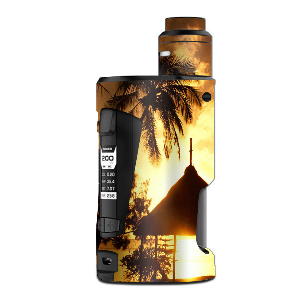  Tropical Sunrise Over Cabana G Box Squonk Geek Vape Skin