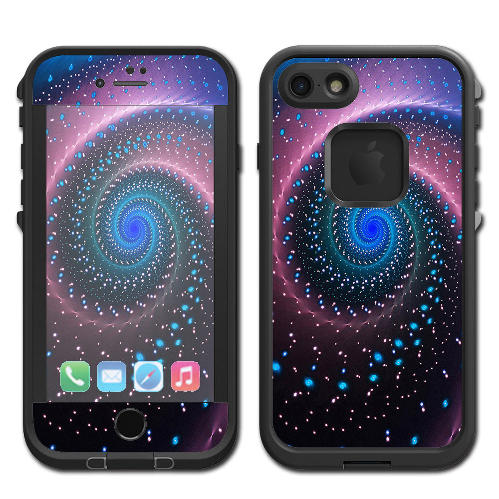  Vortex In Full Color Lifeproof Fre iPhone 7 or iPhone 8 Skin