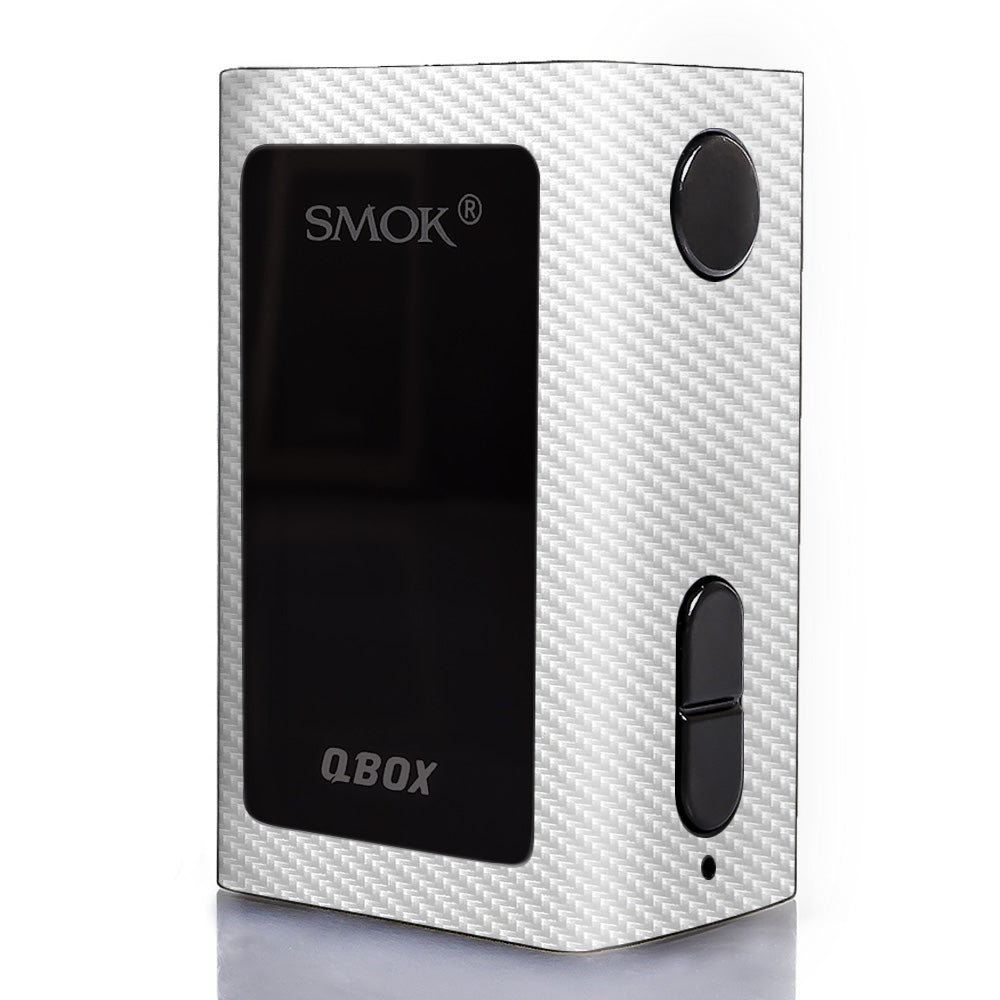  White Carbon Fiber Graphite Smok Q-Box Skin