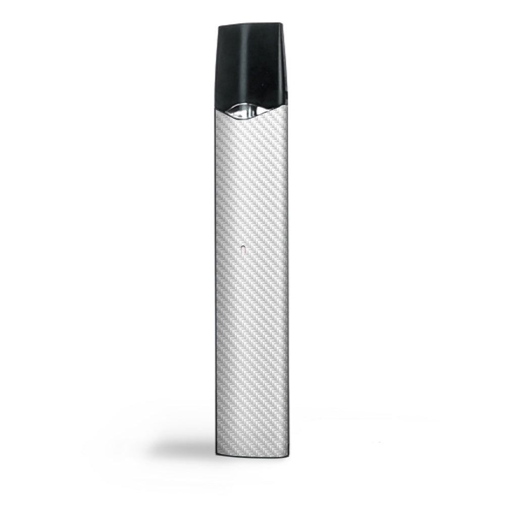  White Carbon Fiber Graphite Smok Infinix Ultra Portable Skin