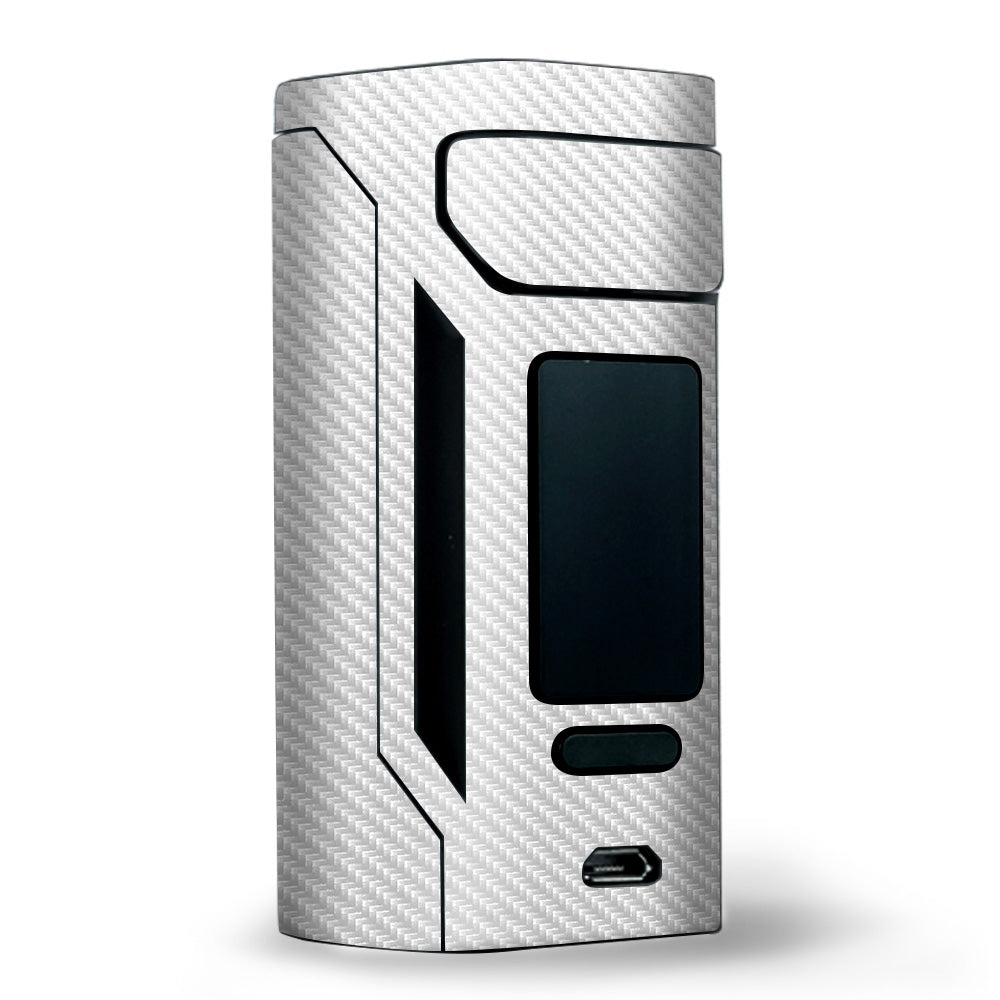  White Carbon Fiber Graphite Wismec RX2 20700 Skin