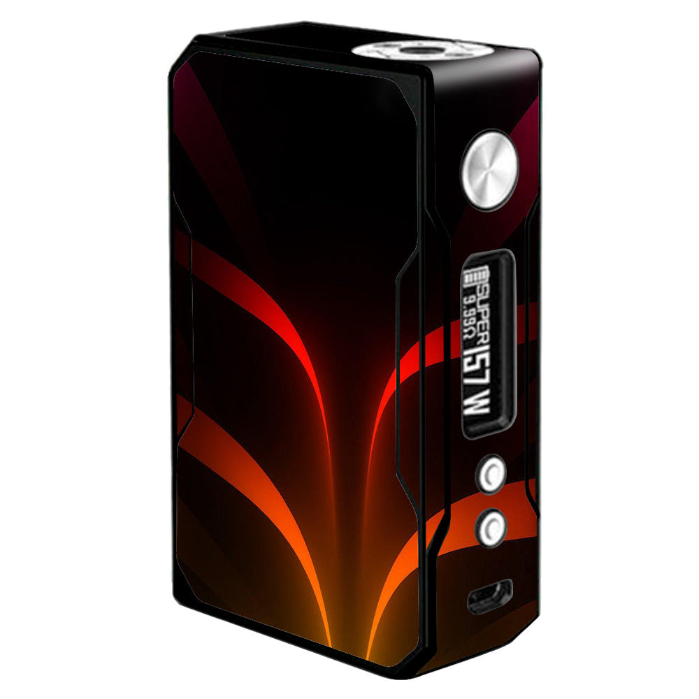  Red Orange Abstract Voopoo Drag 157w Skin