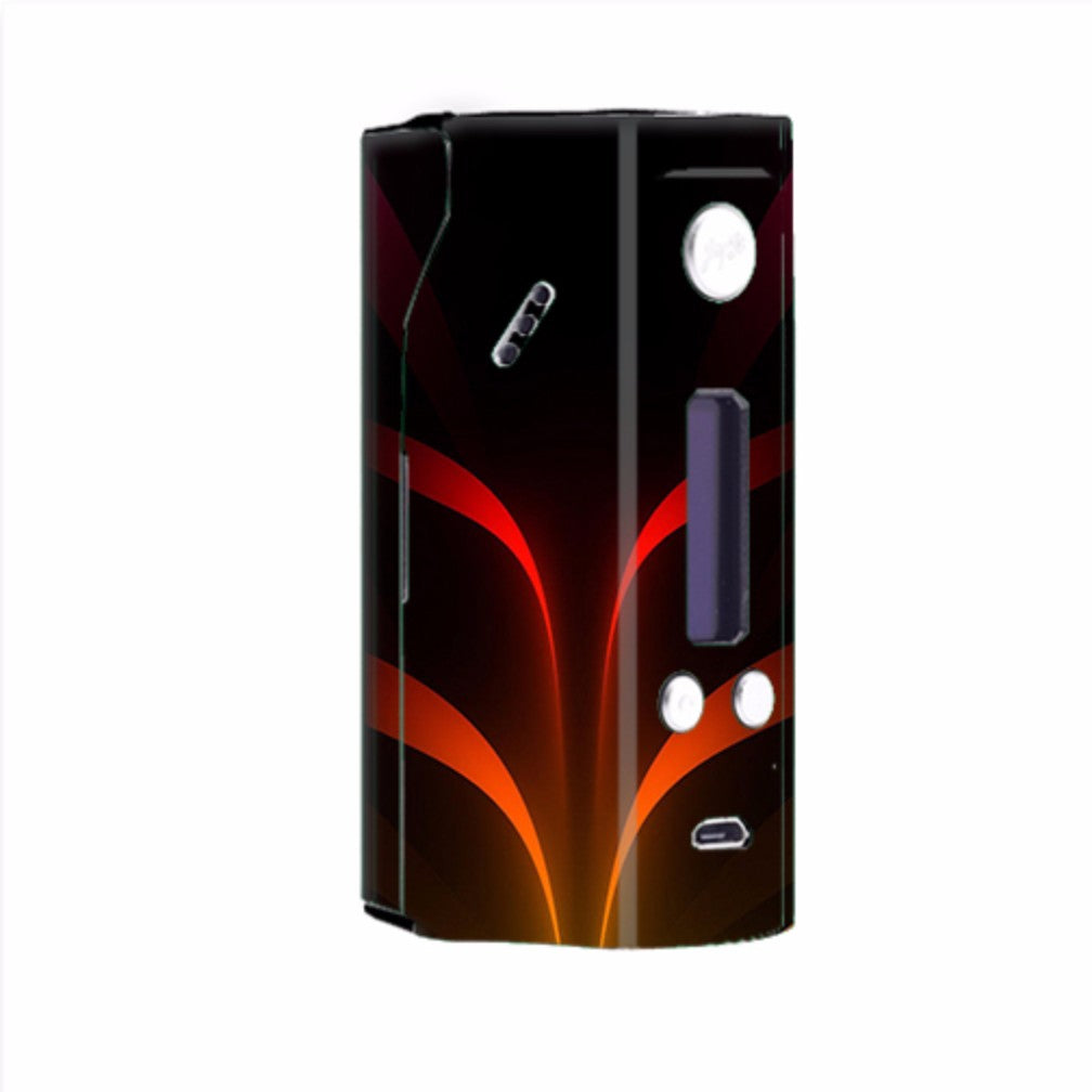  Red Orange Abstract Wismec Reuleaux RX200  Skin