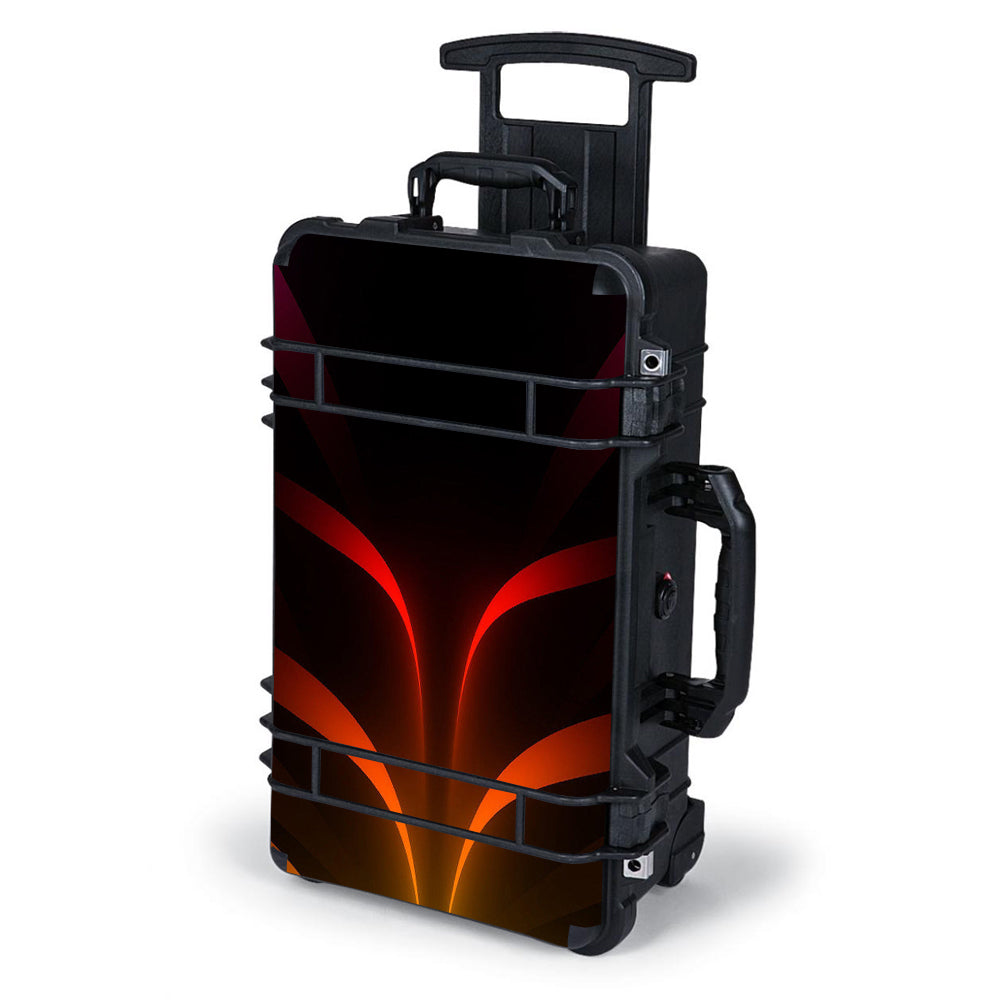  Red Orange Abstract Pelican Case 1510 Skin