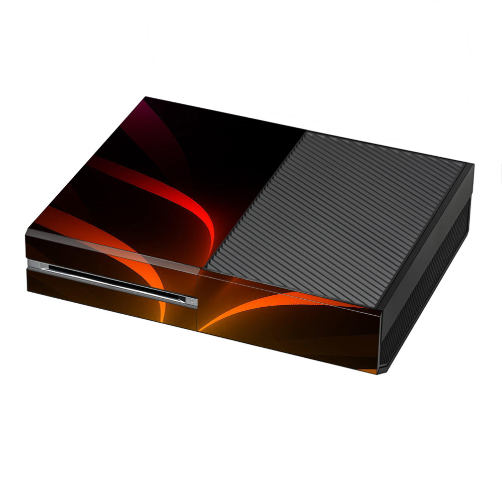  Red Orange Abstract Microsoft Xbox One Skin