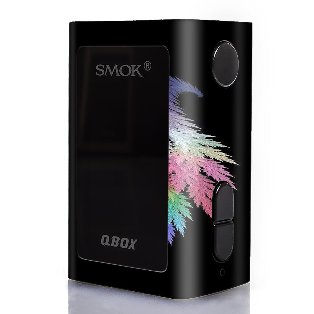  Leaves In Muted Color Smok Q-Box Skin