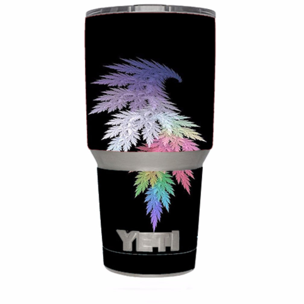  Leaves In Muted Color Yeti 30oz Rambler Tumbler Skin