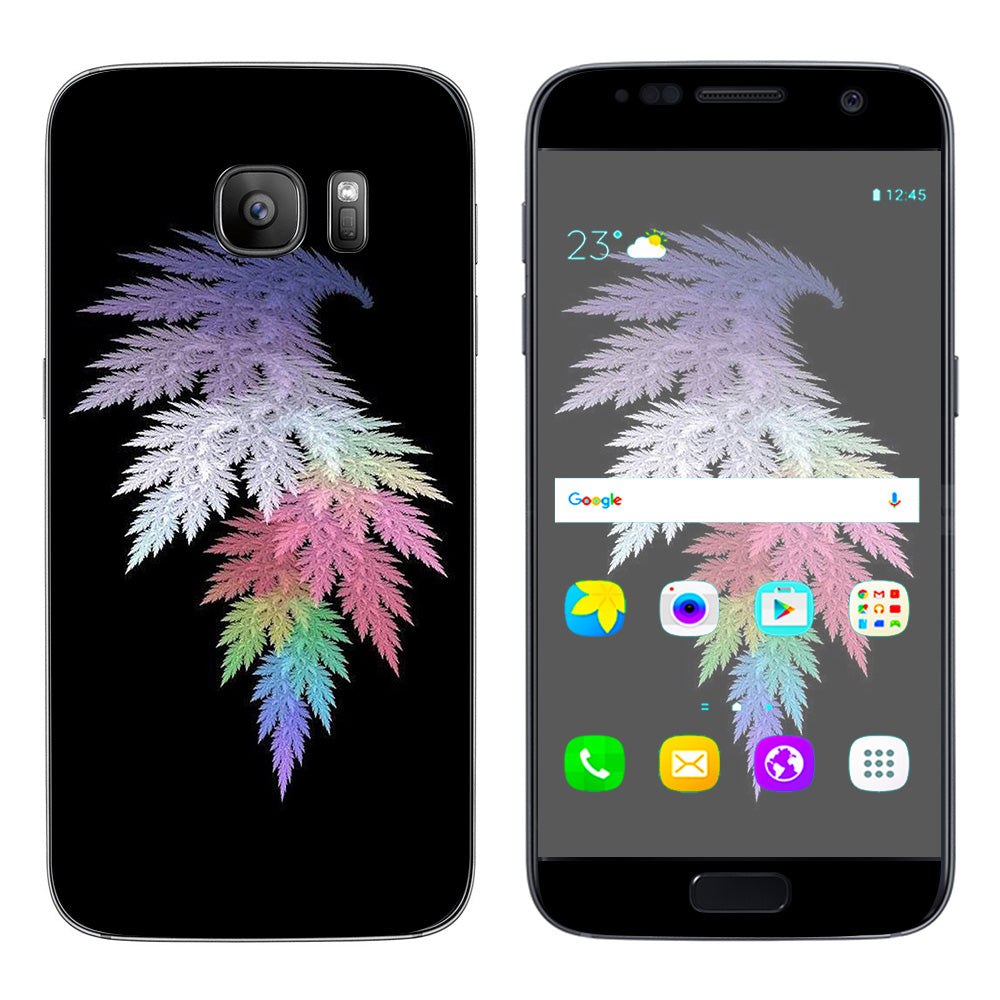  Leaves In Muted Color Samsung Galaxy S7 Skin