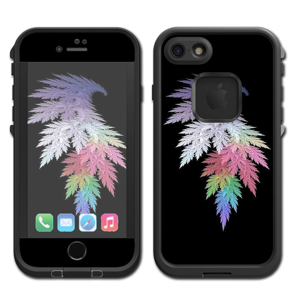  Leaves In Muted Color Lifeproof Fre iPhone 7 or iPhone 8 Skin