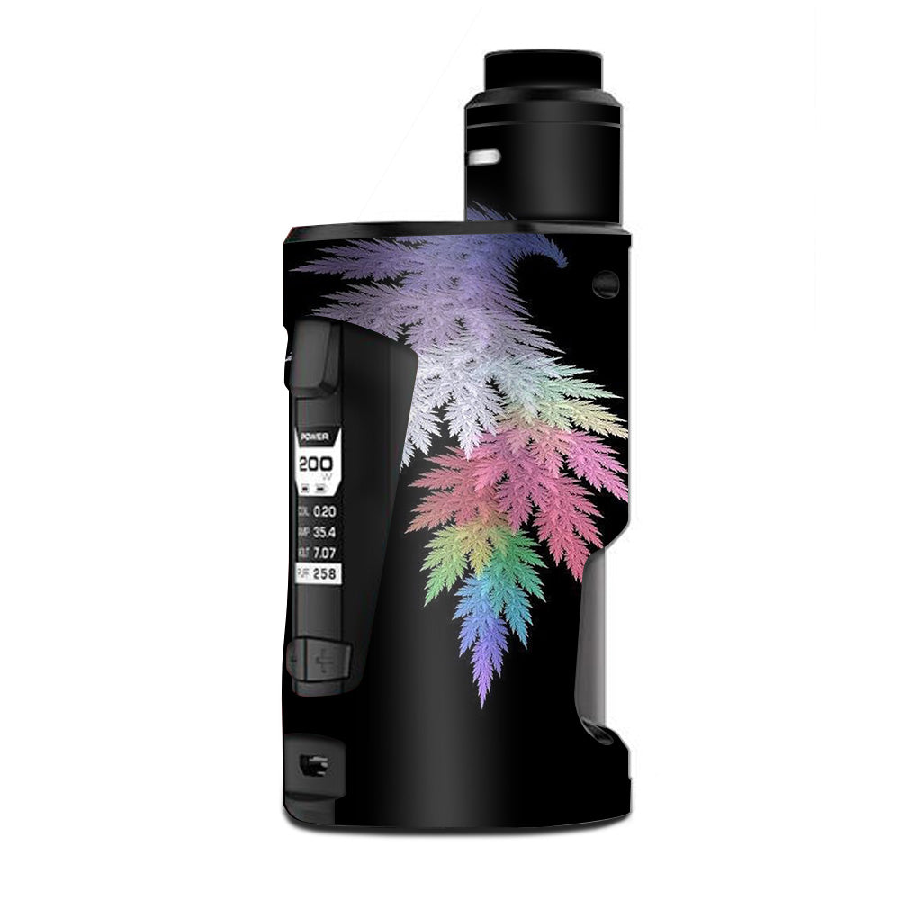  Leaves In Muted Color G Box Squonk Geek Vape Skin