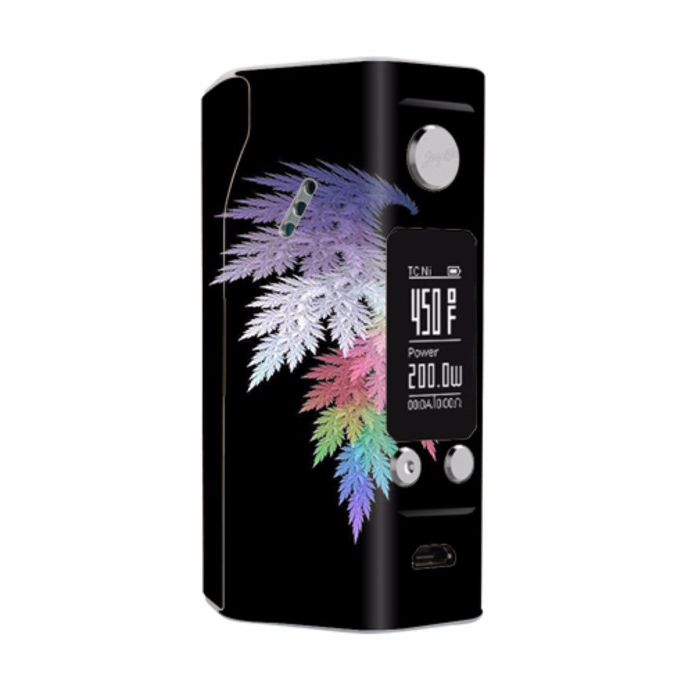  Leaves In Muted Color Wismec Reuleaux RX200S Skin