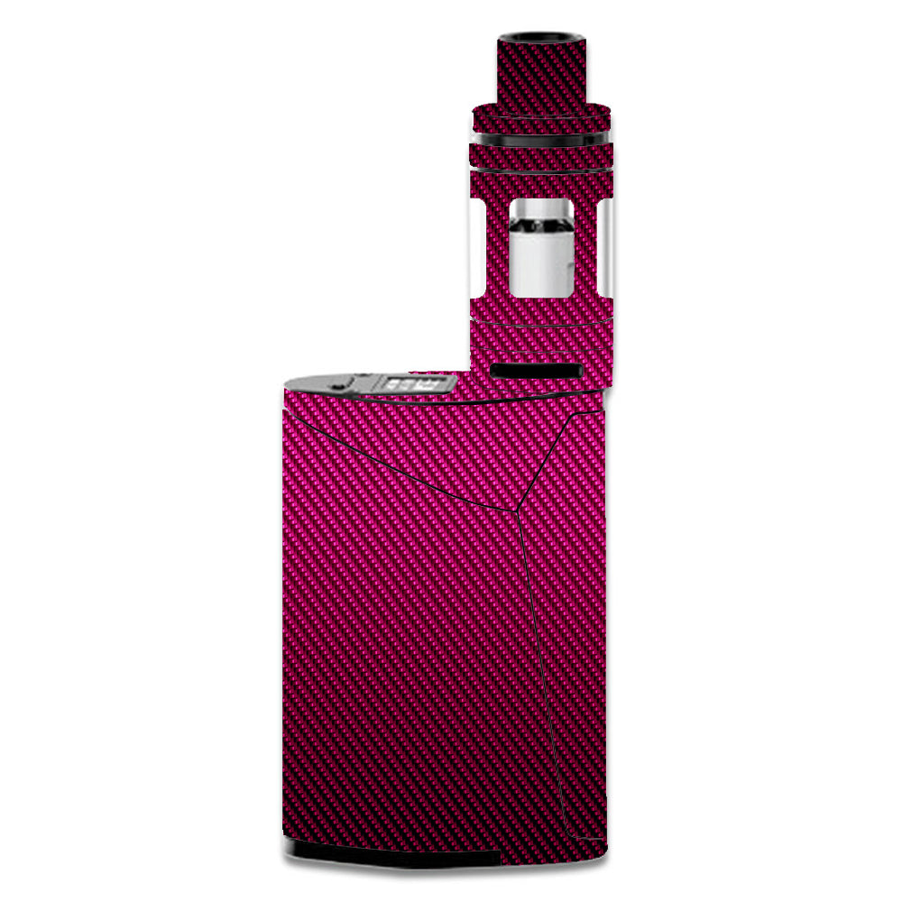  Pink,Black Carbon Fiber Graphite Smok GX350 Skin