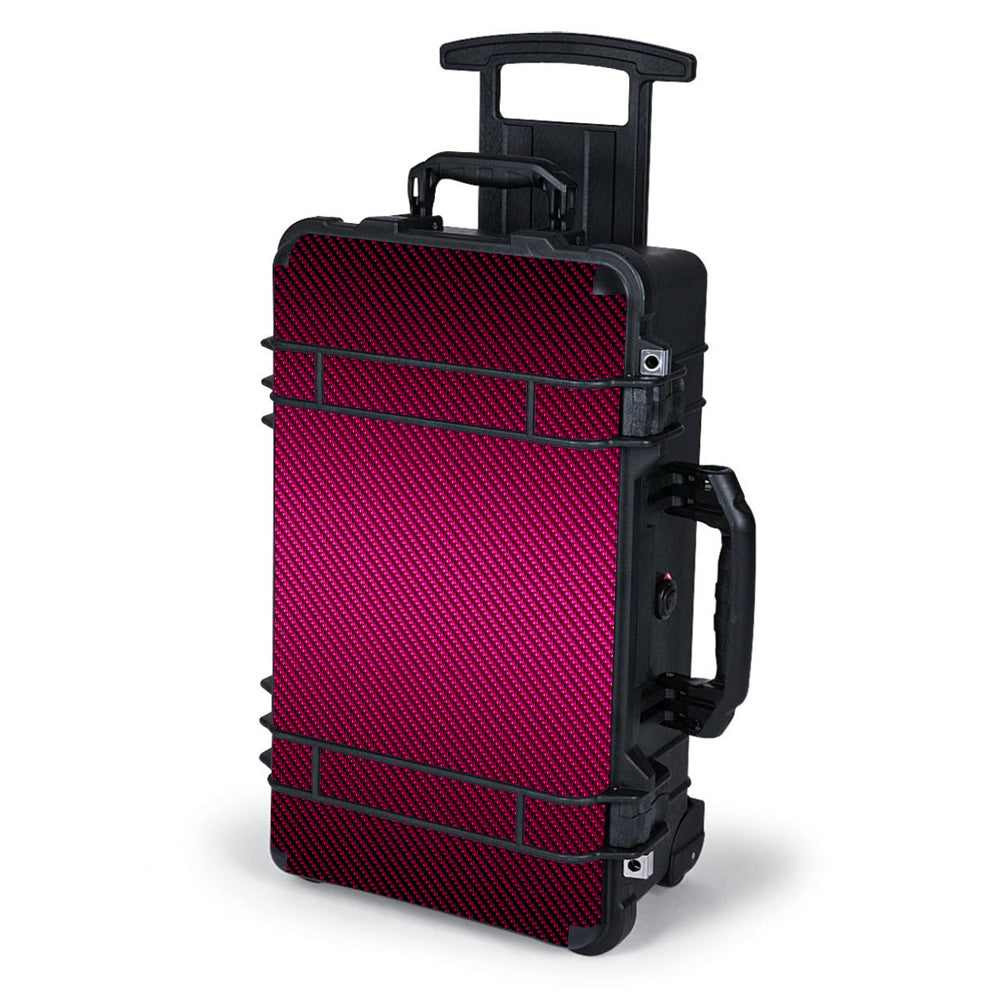  Pink,Black Carbon Fiber Graphite Pelican Case 1510 Skin