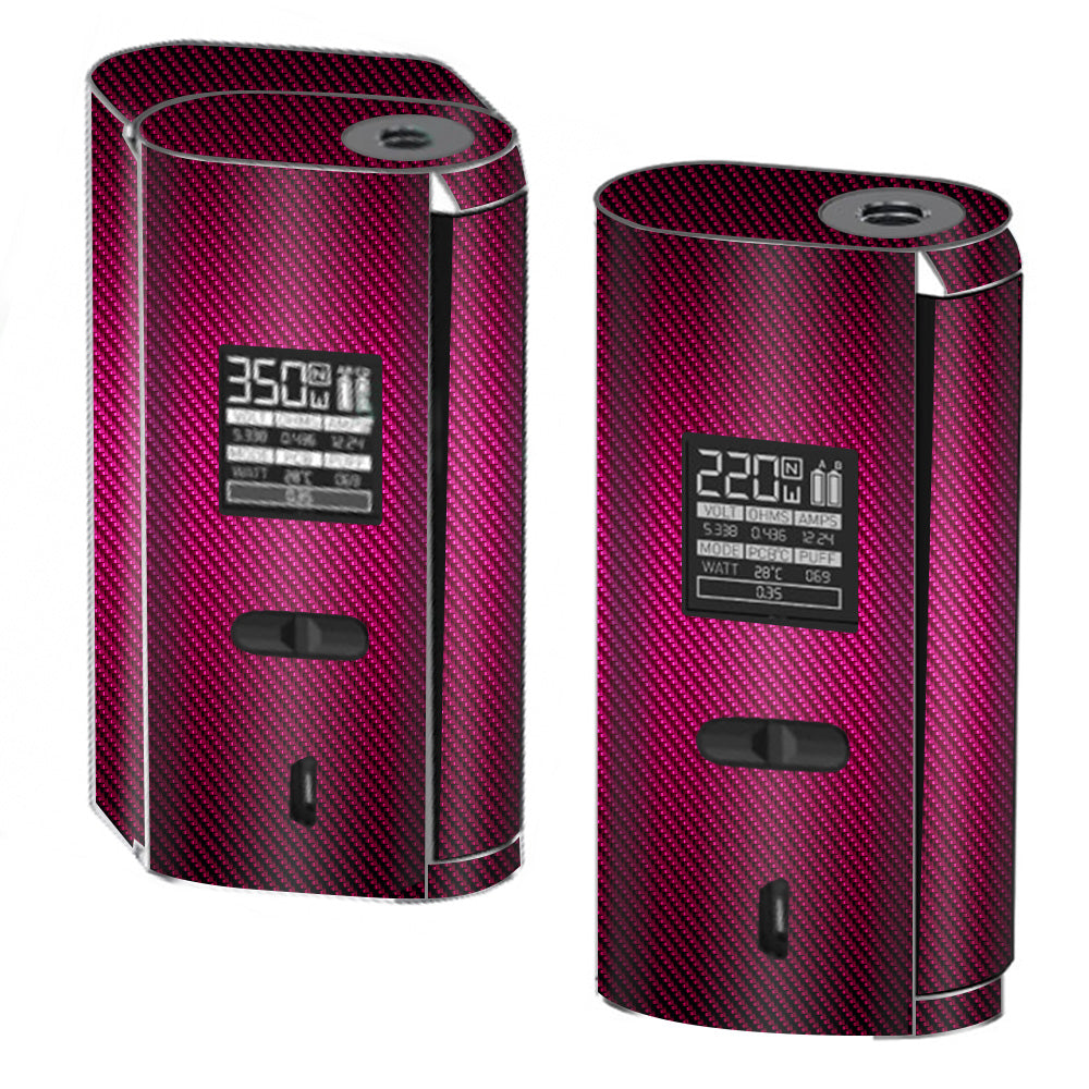  Pink,Black Carbon Fiber Graphite Smok GX2/4 350w Skin