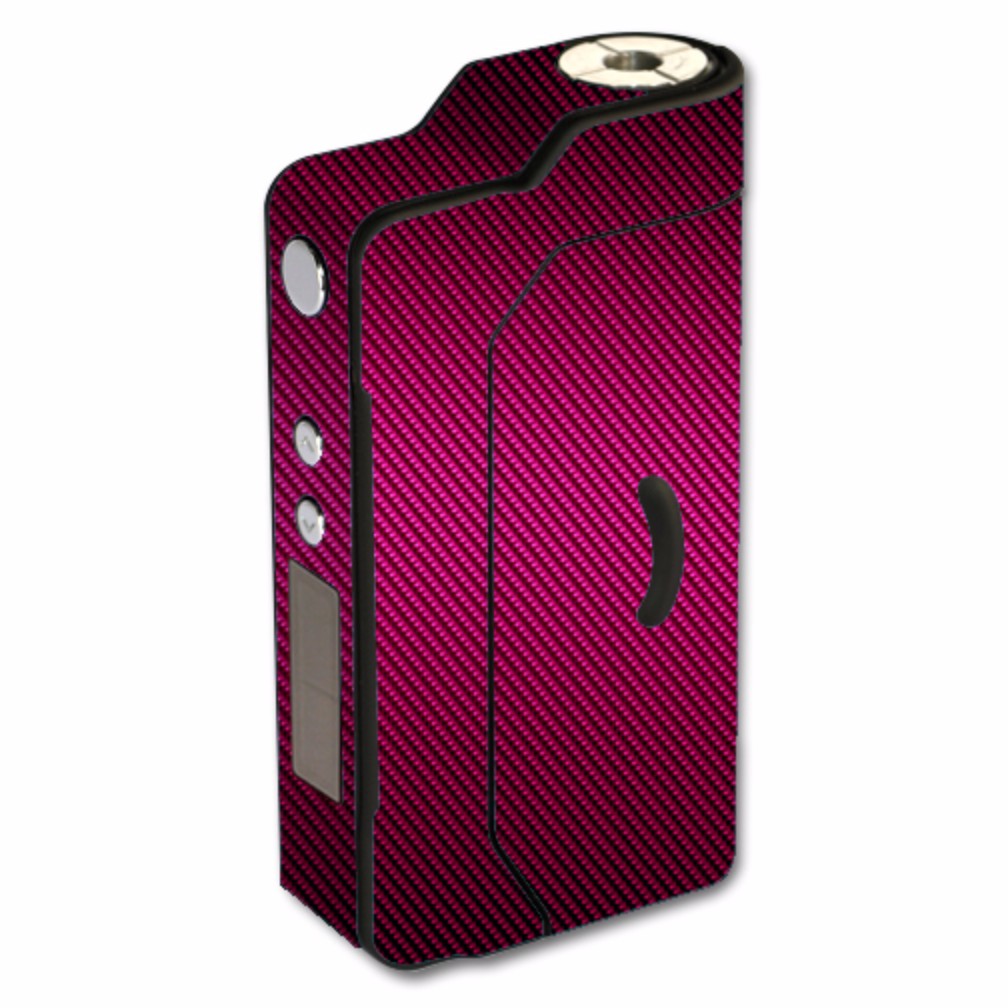  Pink,Black Carbon Fiber Graphite Sigelei 150W TC Skin