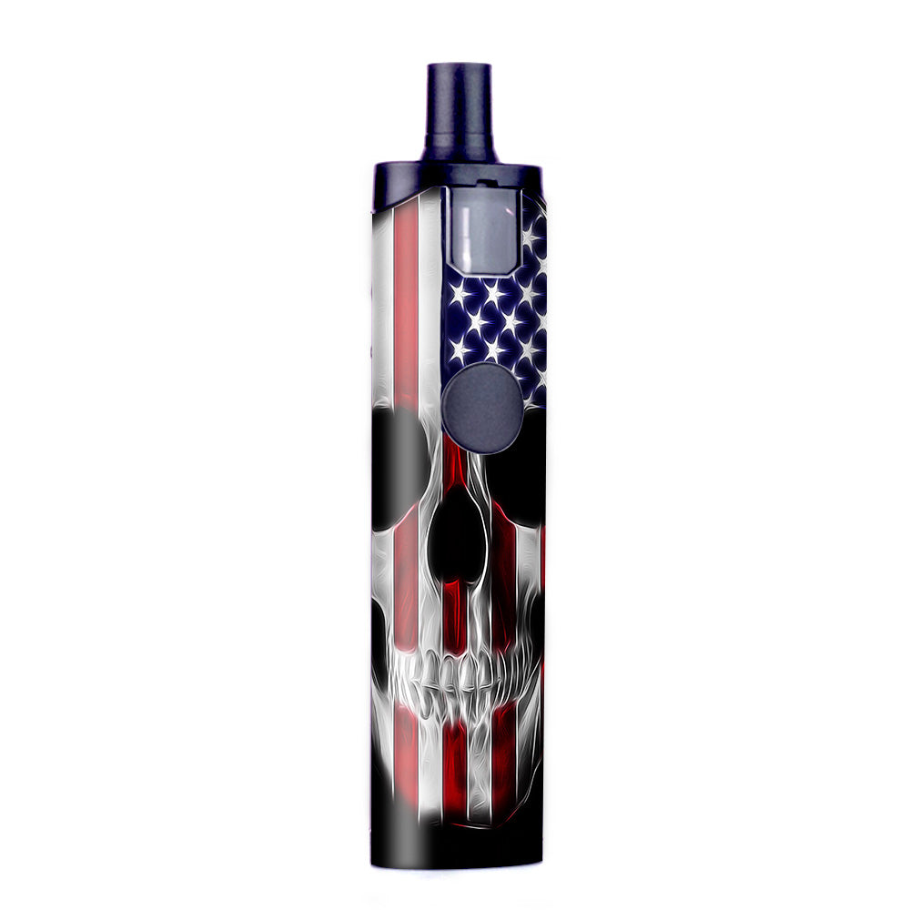  American Skull Flag In Skull Wismec Motiv Pod Skin