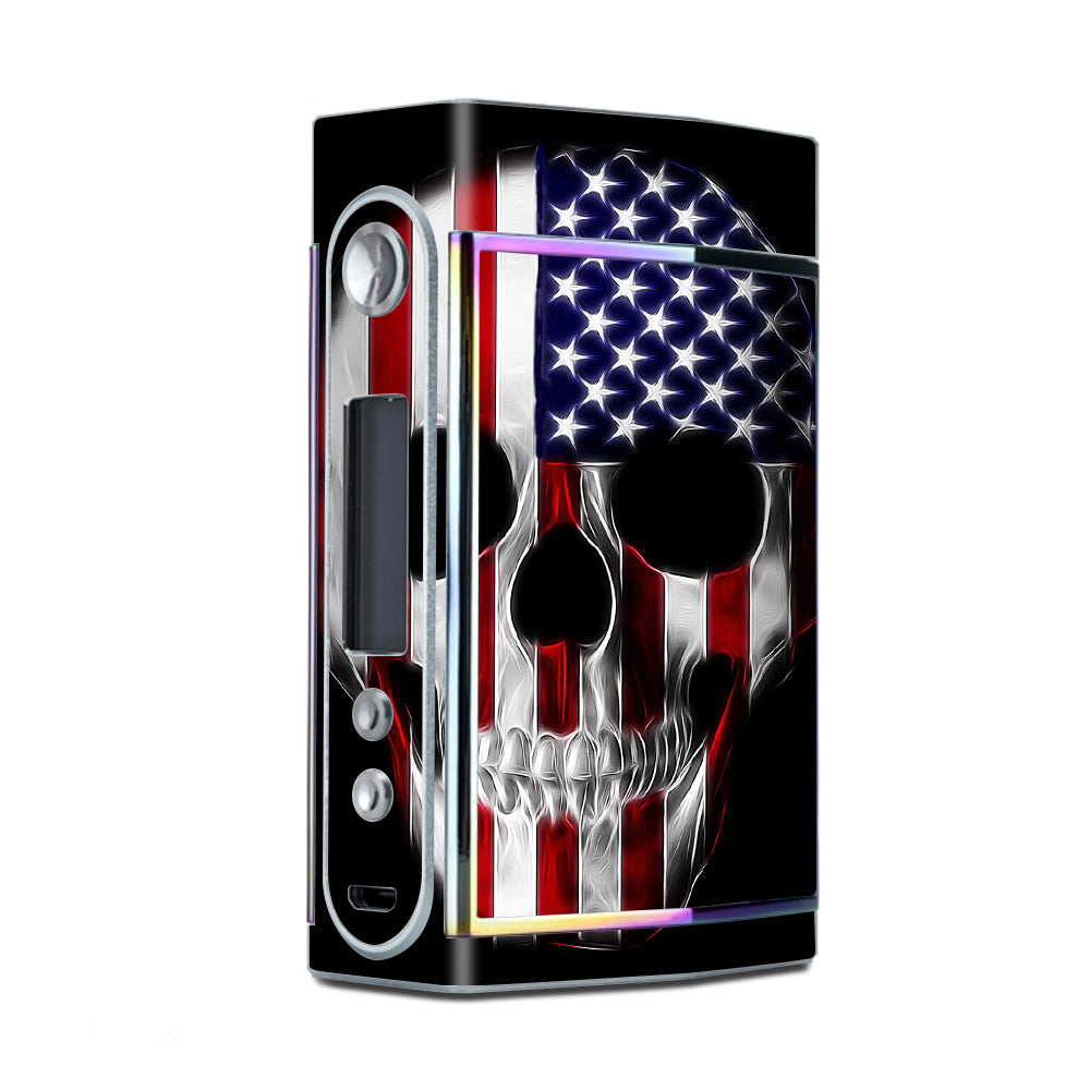  American Skull Flag In Skull Too VooPoo Skin