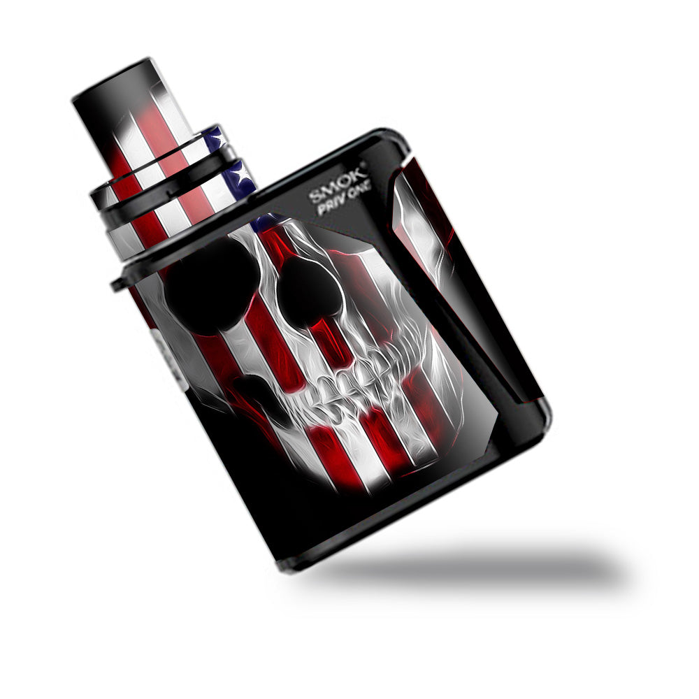  American Skull Flag In Skull Smok Priv One Skin