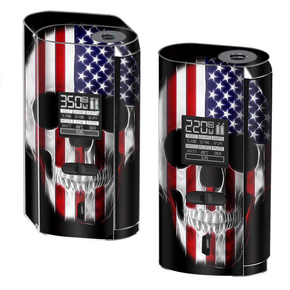  American Skull Flag In Skull Smok GX2/4 350w Skin
