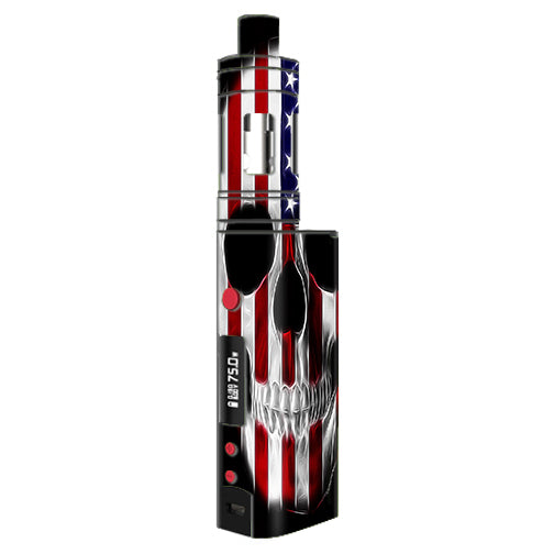  American Skull Flag In Skull Kangertech Topbox mini Skin